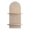 American Art Decor Lunar Ledges Wall shelf in Brown - 23.75" x 14"